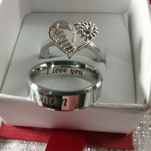 2 Rings for Mom Size 9